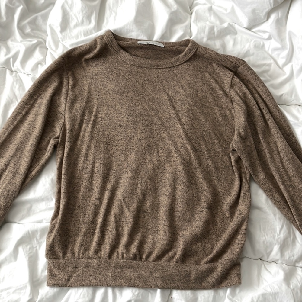 Soft crew neck long sleeve